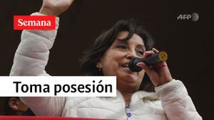 Dina Boluarte toma posesión como nueva presidente de Perú