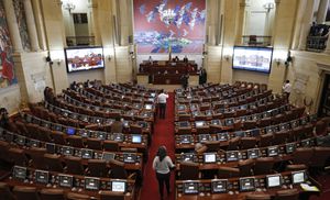 Votación de la moción de censura en contra de la ministra MinTic Karen Abudinen