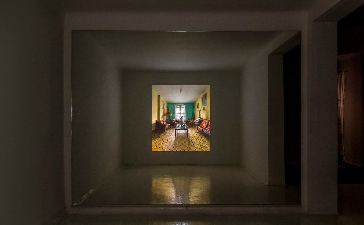 "El espacio en el espejo" de Jonathan Chaparro. Crédito Archivo Galería Santa Fe - Idartes. Cortesía de Idartes.