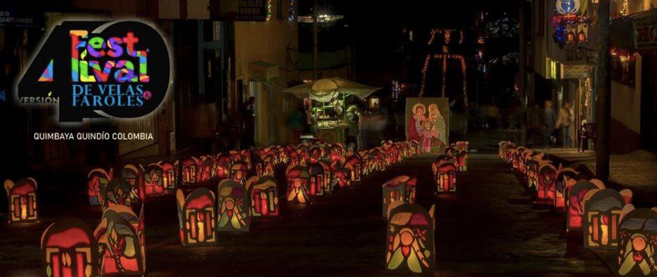 Festival de velas y faroles en Quimbaya, Quindío