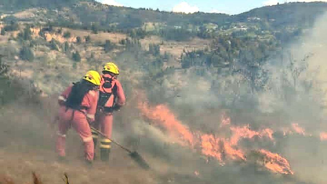 Incendio en Cuitiva e Iza, Boyacá