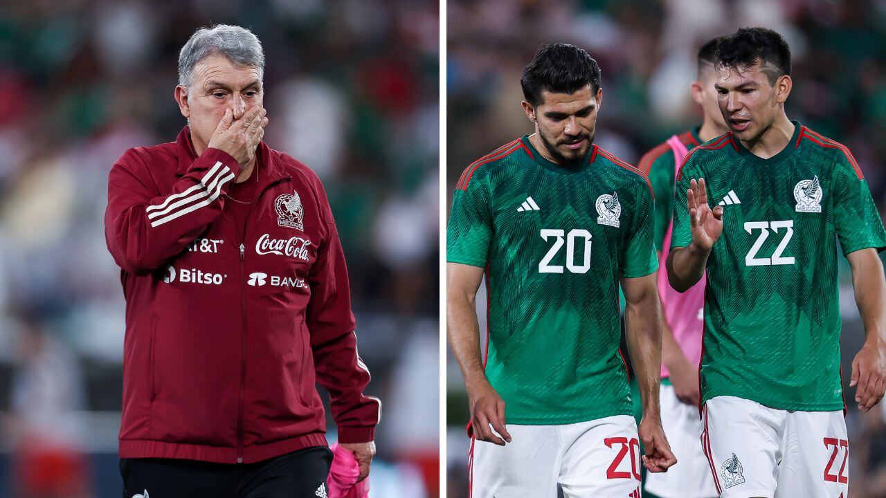 Selección de México vs. Colombia en la preparación de los centroamericanos para Catar 2022.
