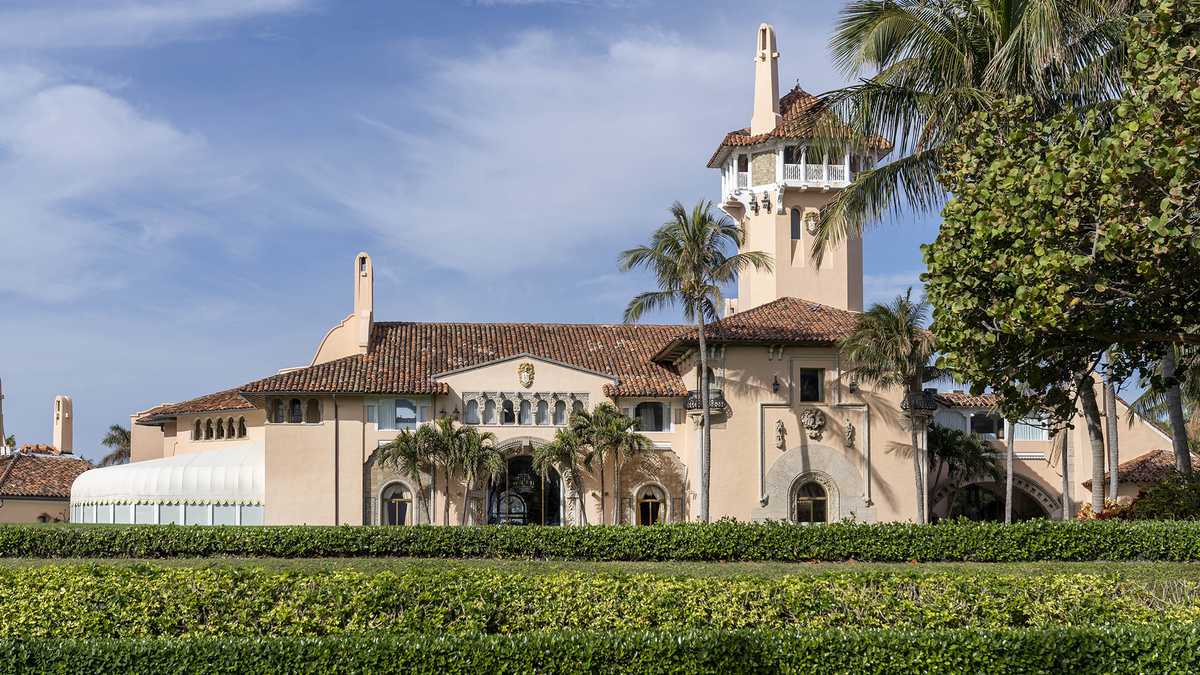 El resort Mar-a-Lago del expresidente estadounidense Donald Trump en Palm Beach, Florida, EE. UU., el 8 de febrero de 2021.
