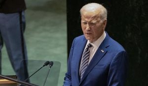 El presidente de Estados Unidos, Joe Biden, en la Asamblea de la ONU