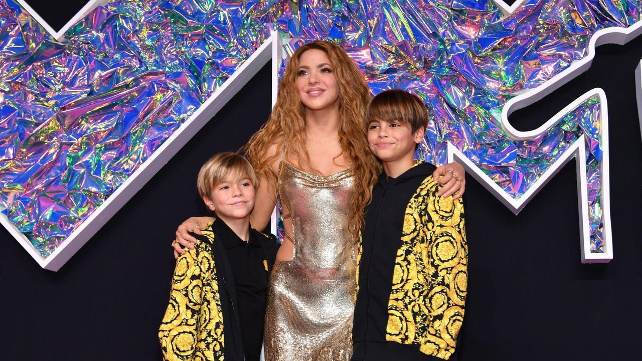 Shakira y sus hijos