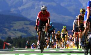 MEGEVE, FRANCE - JULY 12: Nairo Alexander Quintana Rojas of Colombia and Team Arkéa - Samsic crosses the finish line during the 109th Tour de France 2022, Stage 10 a 148,1km stage from Morzine to Megève 1435m / #TDF2022 / #WorldTour / on July 12, 2022 in Megeve, France. (Photo by Tim de Waele/Getty Images)