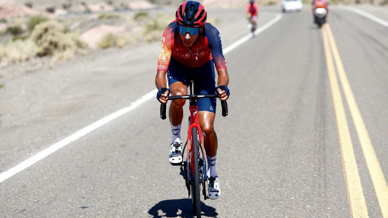 Egan Bernal abrió su calendario en 2023 con la Vuelta a San Juan.