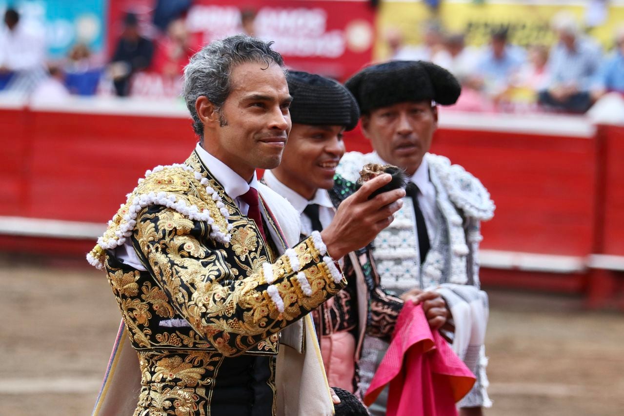 Luis Bolívar, torero colombo-panameño, máximo triunfador de la tercera corrida de la 68 Temporada taurina de Manizales. Foto: Bryan Santiago Grisales Chica - Cormanizales.