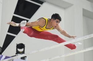 Ángel Barajas conquistó el oro en el Mundial de Gimnasia en Turquía.