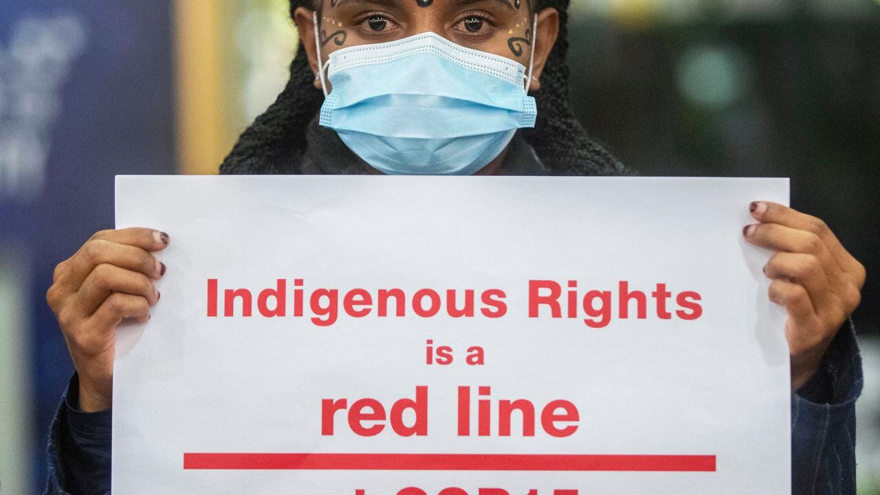 Activistas indígenas en la COP15