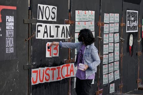 Manifestaciones de conmemoración de la desaparición de 43 estudiantes mexicanos