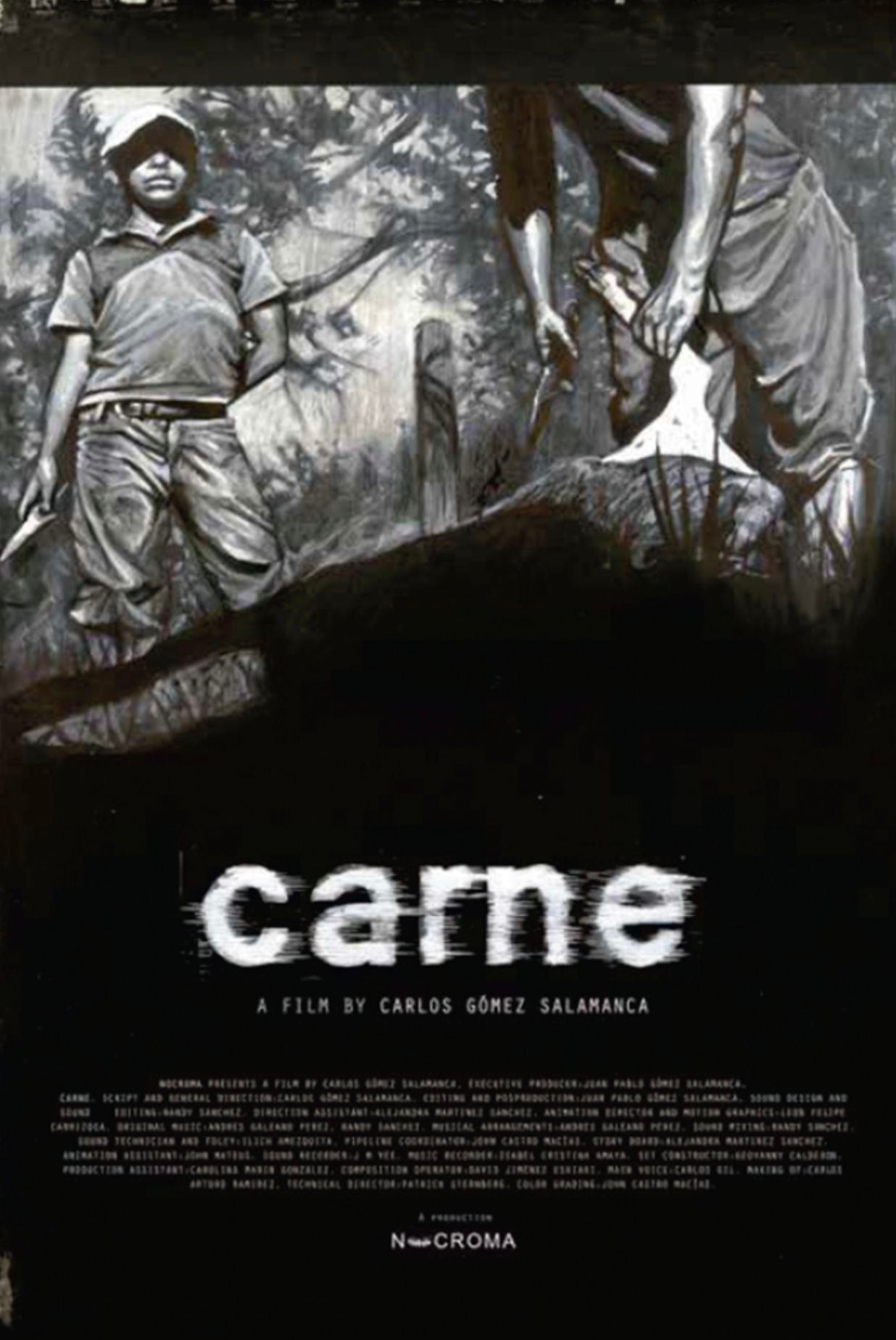 CARNE, de Carlos Gómez Salamanca (Colombia), un corto animado de 2013 que explora las relaciones entre cine y pintura.