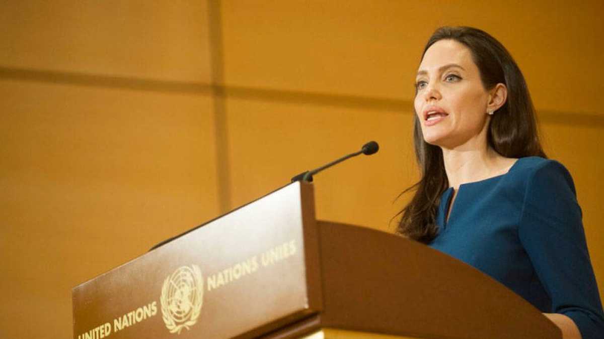 Angelina Jolie pide apoyo para refugiados venezolanos.