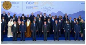 Foto oficial de la COP27, en Egipto