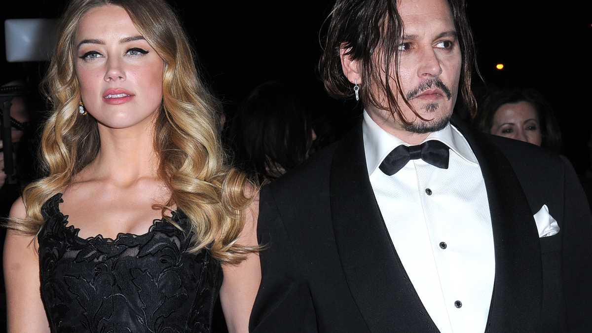 Amber Heard and actor Johnny Depp
