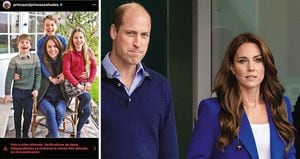 En la fotografía, que habría sido intervenida, Kate sale con sus hijos, pero al parecer son imágenes captadas con anterioridad. Pero fue publicada por el Palacio de Kensington en las cuentas oficiales de redes sociales del príncipe y la princesa de Gales. Se convirtió en motivo de grandes especulaciones.