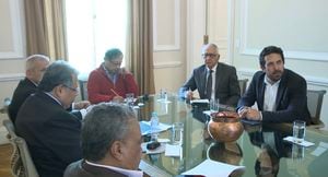 Reunión presidente Gustavo Petro y el ministro de Salud Guillermo Jaramillo