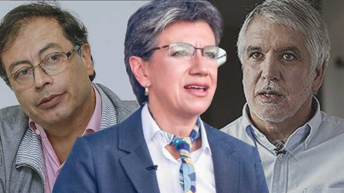 Gustavo Petro, Claudia López, Enrique Peñalosa