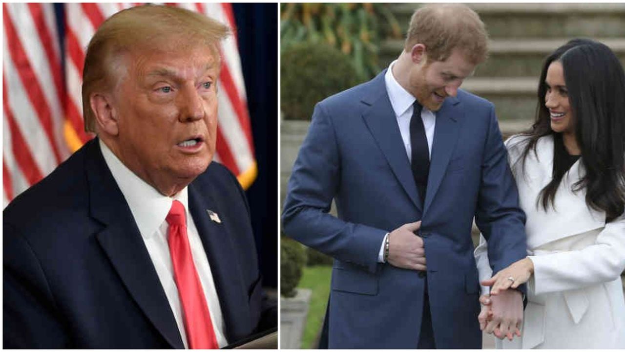 El príncipe Harry y Meghan Markle están en el ojo del huracán por un mensaje que muchos interpretaron contra Donald Trump.