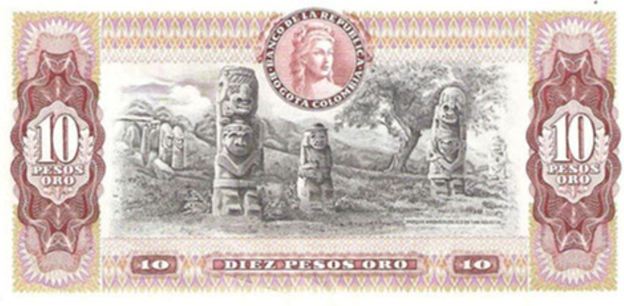 Billete 10 pesos - Colombia