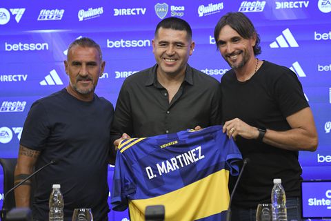 Diego Martínez fue presentado como nuevo técnico de Boca Juniors.