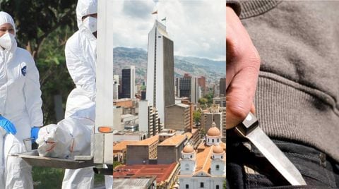 Homicidios en Medellín. Imágenes de referencia.