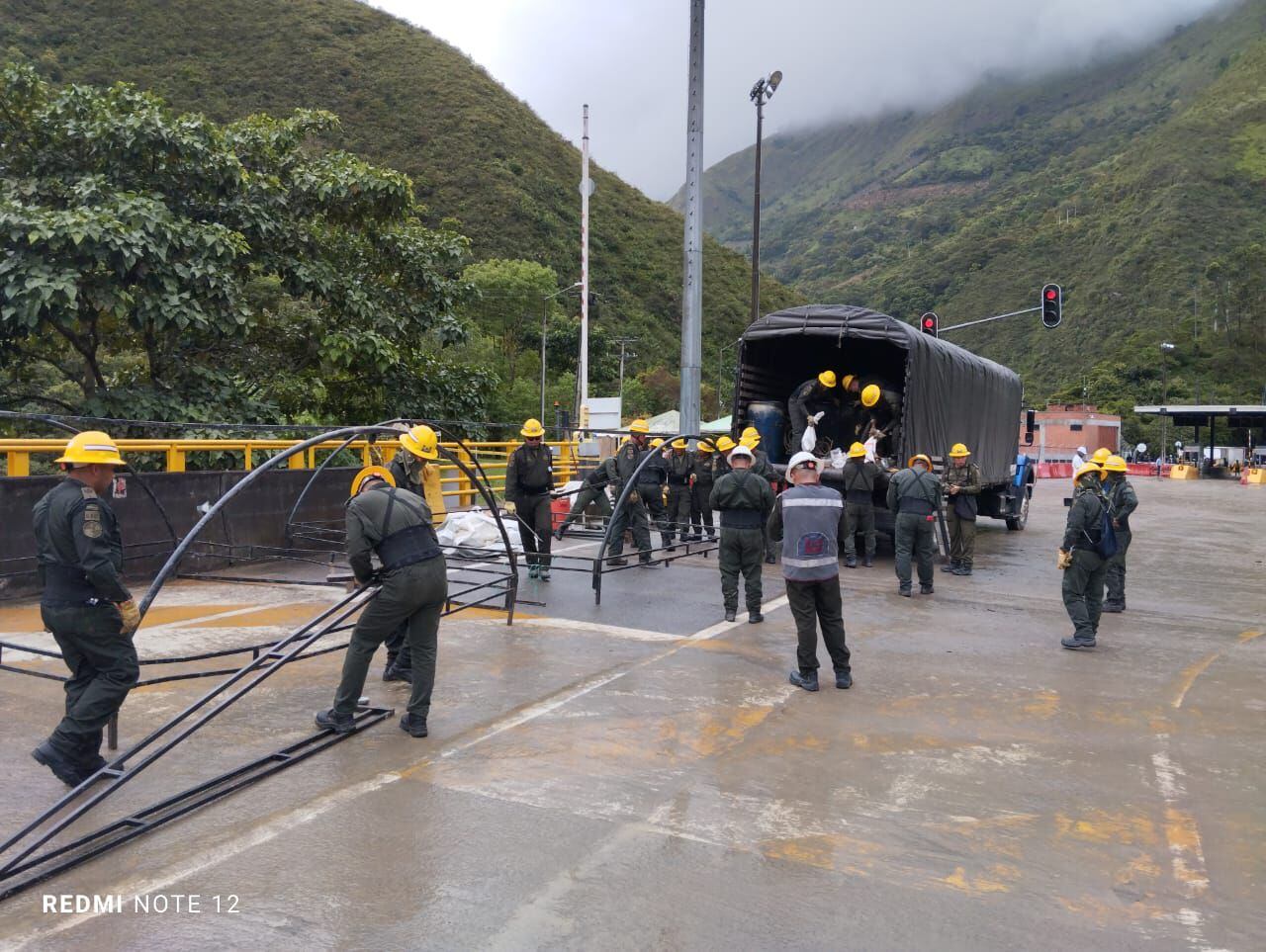 Arrancó la instalación de puentes militares en la vía Bogotá - Villavicencio