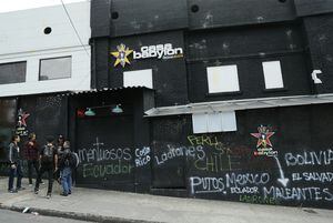 Protestas en casa Babylon por la cancelación del Festival Jamming 2022