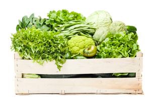 Brócoli, lechuga, apio, espinacas y otros vegetales de hojas. Foto: Getty Images