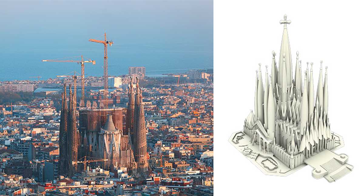 Cuando se empezo a construir la sagrada familia