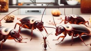 Cucarachas y hormigas