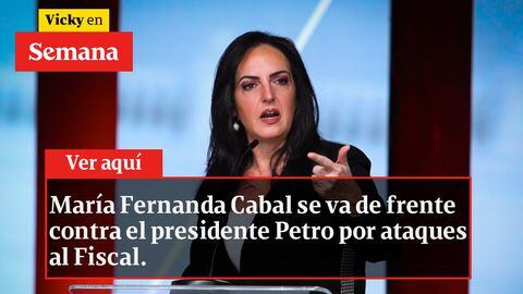 María Fernanda Cabal se va de frente contra el presidente Petro por ataques al Fiscal
