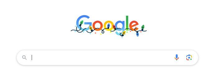 Google decidió celebrar la llegada de diciembre con su popular Doodle.
