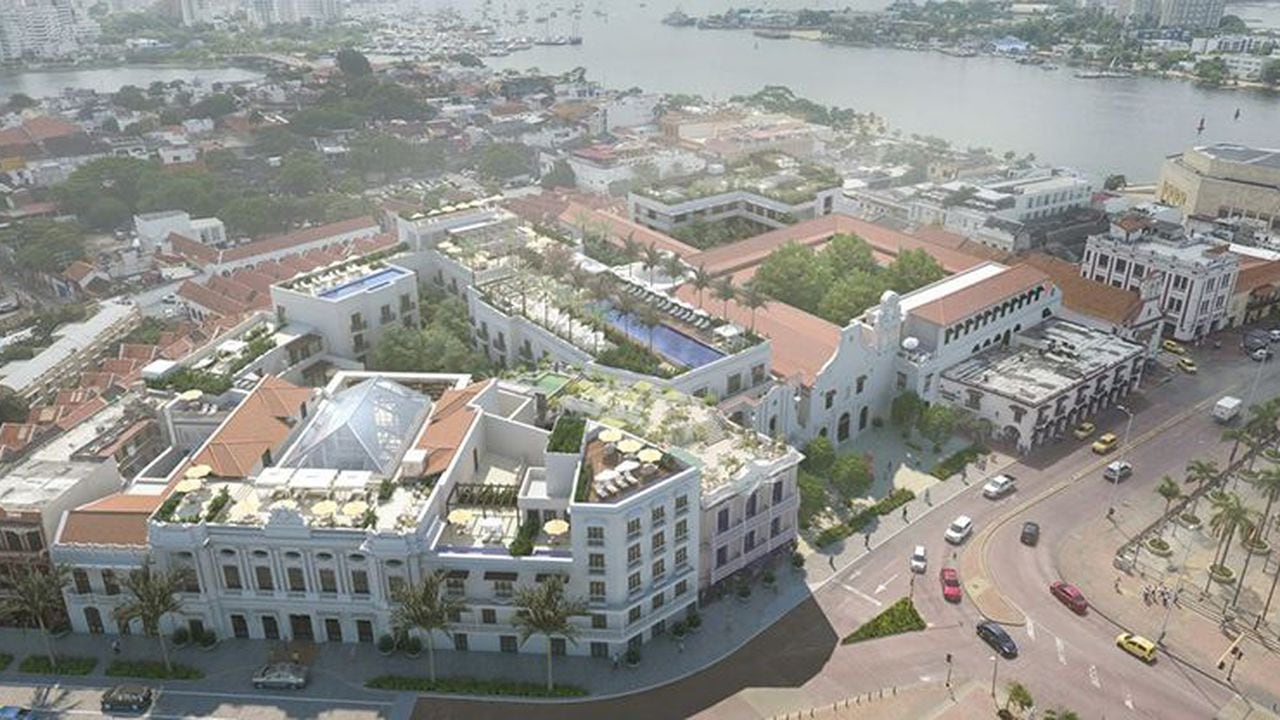 La infraestructura hotelera estará ubicada en el Centro Histórico de Cartagena.