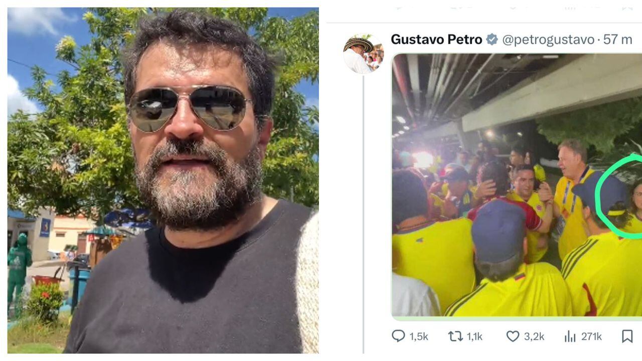 Julio César Herrera a Petro: “Cálmese ya, no se rebaje”, ante una foto en la que señalaba a Karen Abudinen en el Metropolitano
