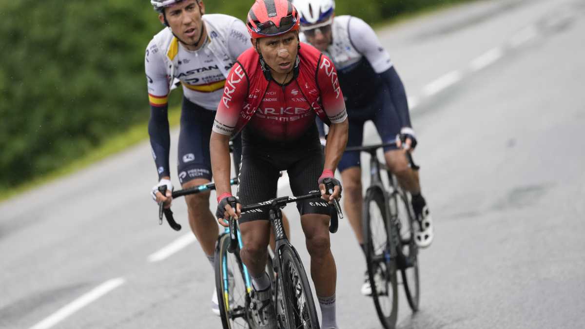 Nairo Quintana, etapa 9 - Tour de Francia. Foto: AP/Daniel Cole