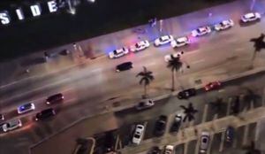 Video viral de operativo en centro comercial de Miami.