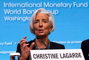 La directora gerente del Fondo Monetario Internacional, Christine Lagarde.