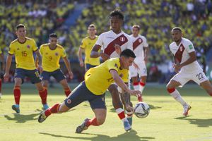 Colombia llegó a una marca negativa ante Perú