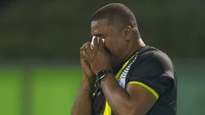 Bodhert no pudo contener las lágrimas tras el primer gol de su equipo