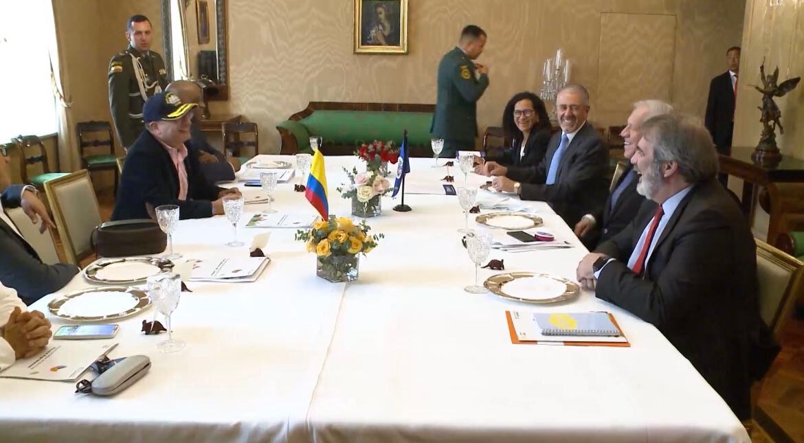 Reunión presidente Gustavo Petro con el secretario general de la OEA Luis Almagro