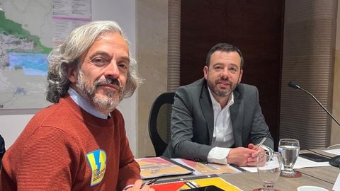 Juan Daniel Oviedo y Carlos Fernando Galán se reunieron en la Alcaldía de Bogotá
