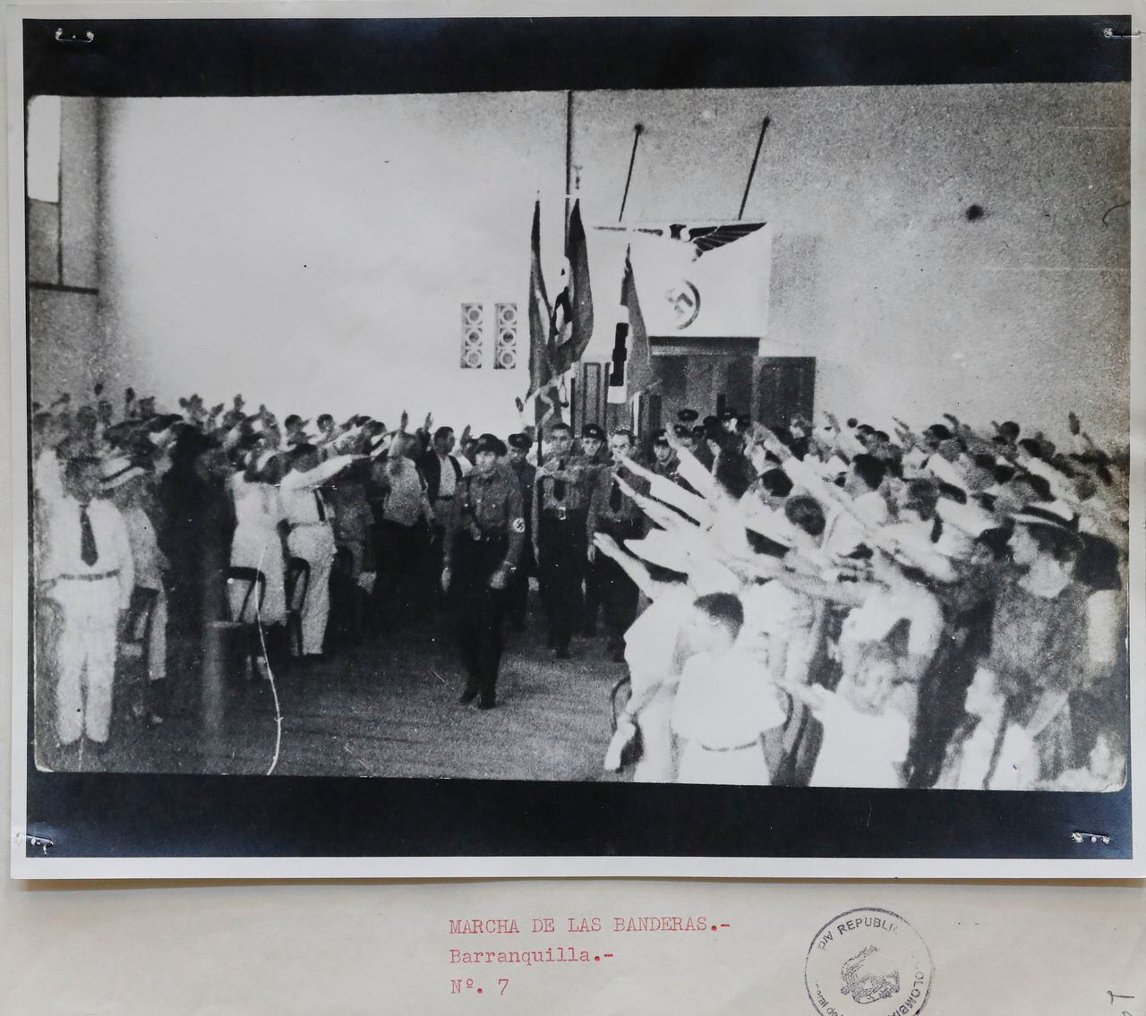 Nazis en Colombia 
Credito: Archivo General de la Nacion