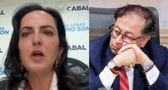 María Fernanda Cabal cuestionó a Gustavo Petro en SEMANA