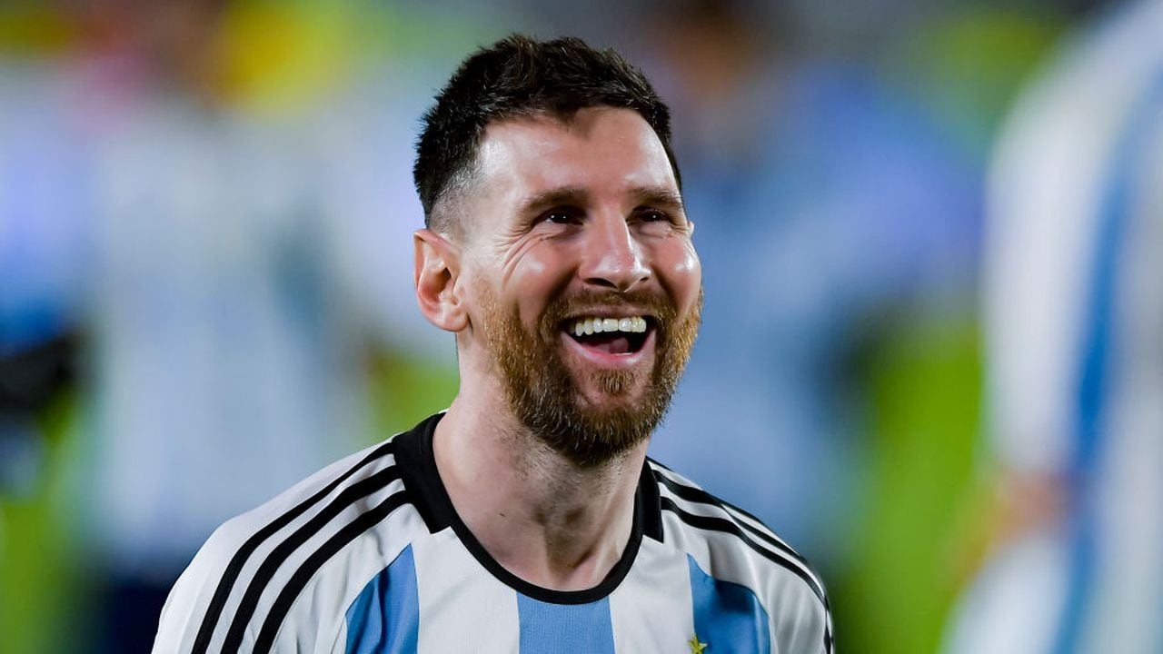 Lionel Messi durante el Mundial de Qatar con Argentina.