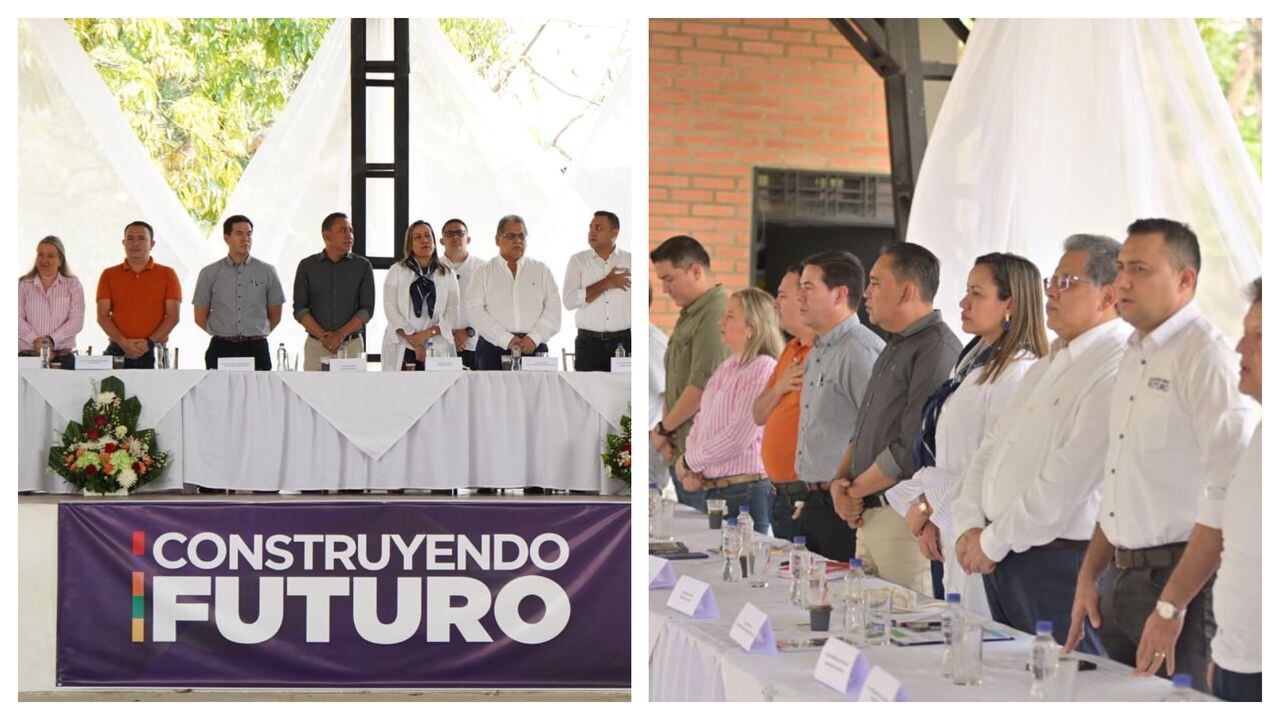 El representante Camilo Ávila y la ministra Carolina Corcho estuvieron en Arauca el pasado jueves.