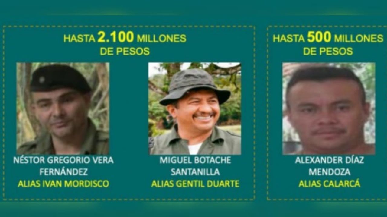 Alias Calarcá, será el sucesor de alias Gentil Duarte, jefe de las disidencias de las Farc.