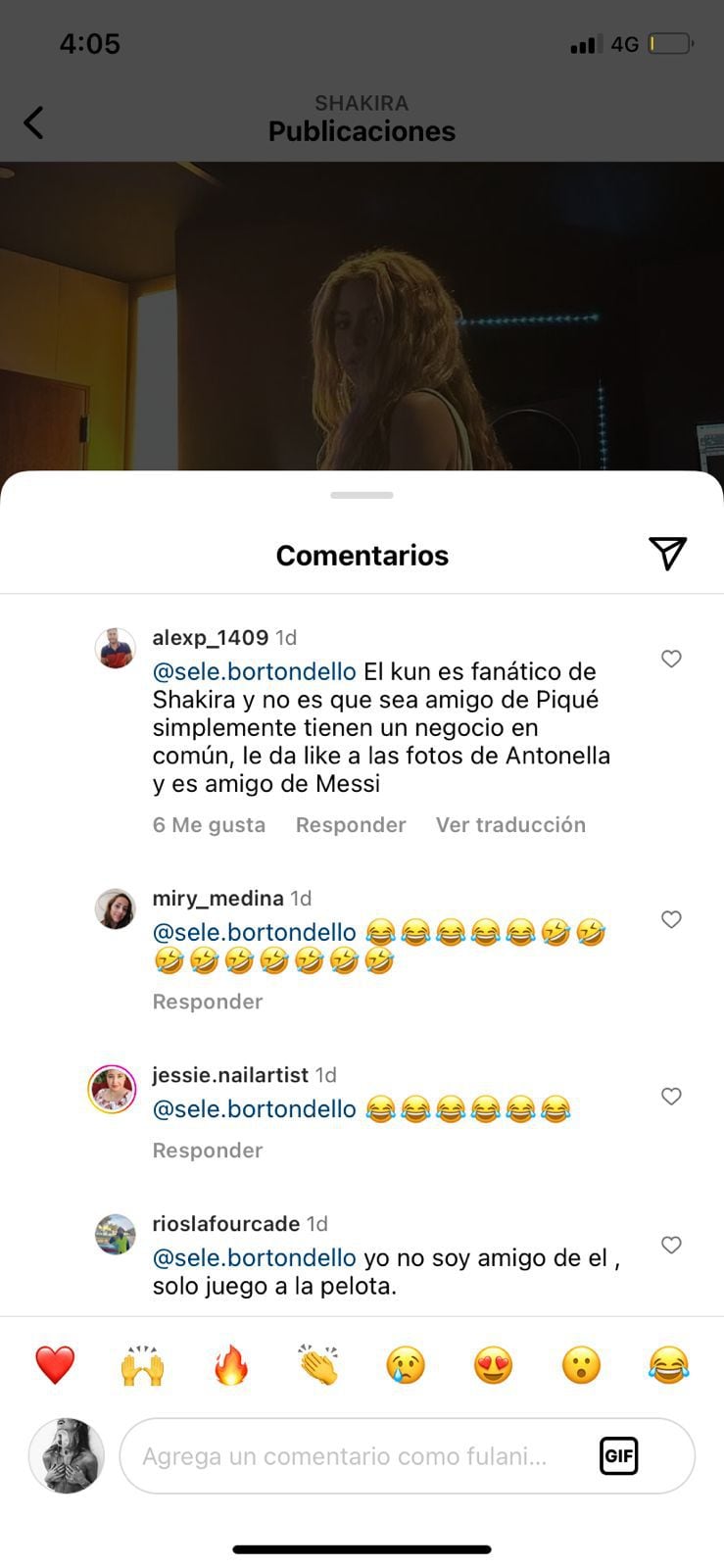 Reacciones al Kun Agüero por like a Shakira