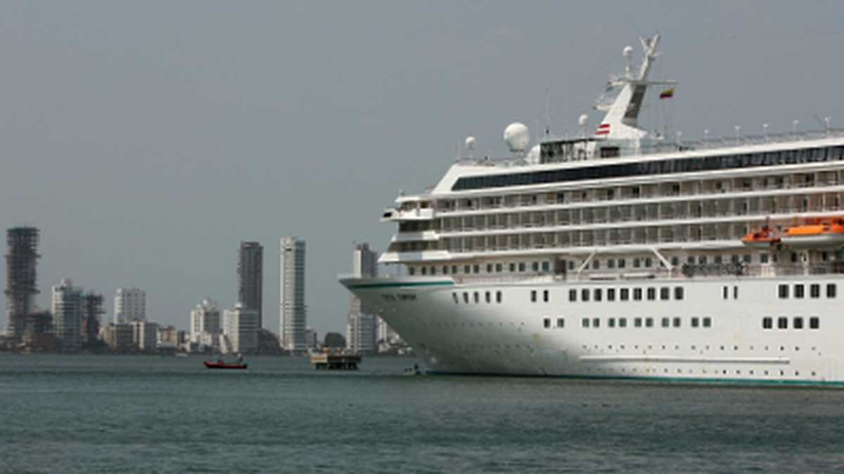 Cartagena es el principal puerto de arribo de los cruceros en el país.