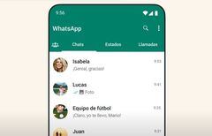 Interfaz de WhatsApp